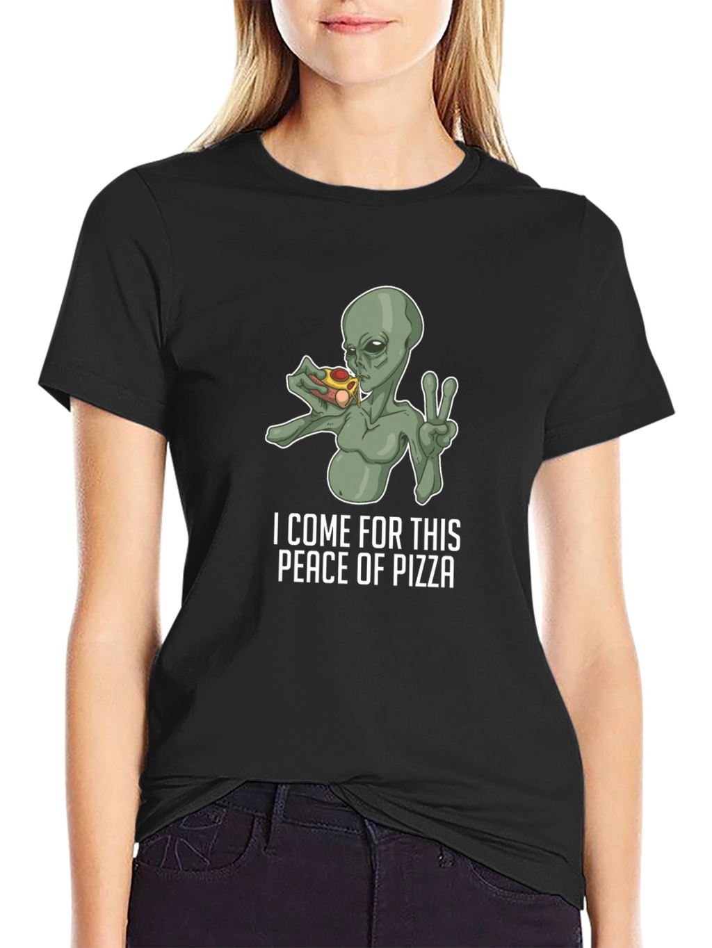 Alien Pizza Lover T-Shirt