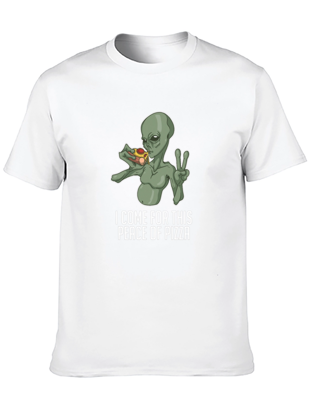 Alien Pizza Lover T-Shirt