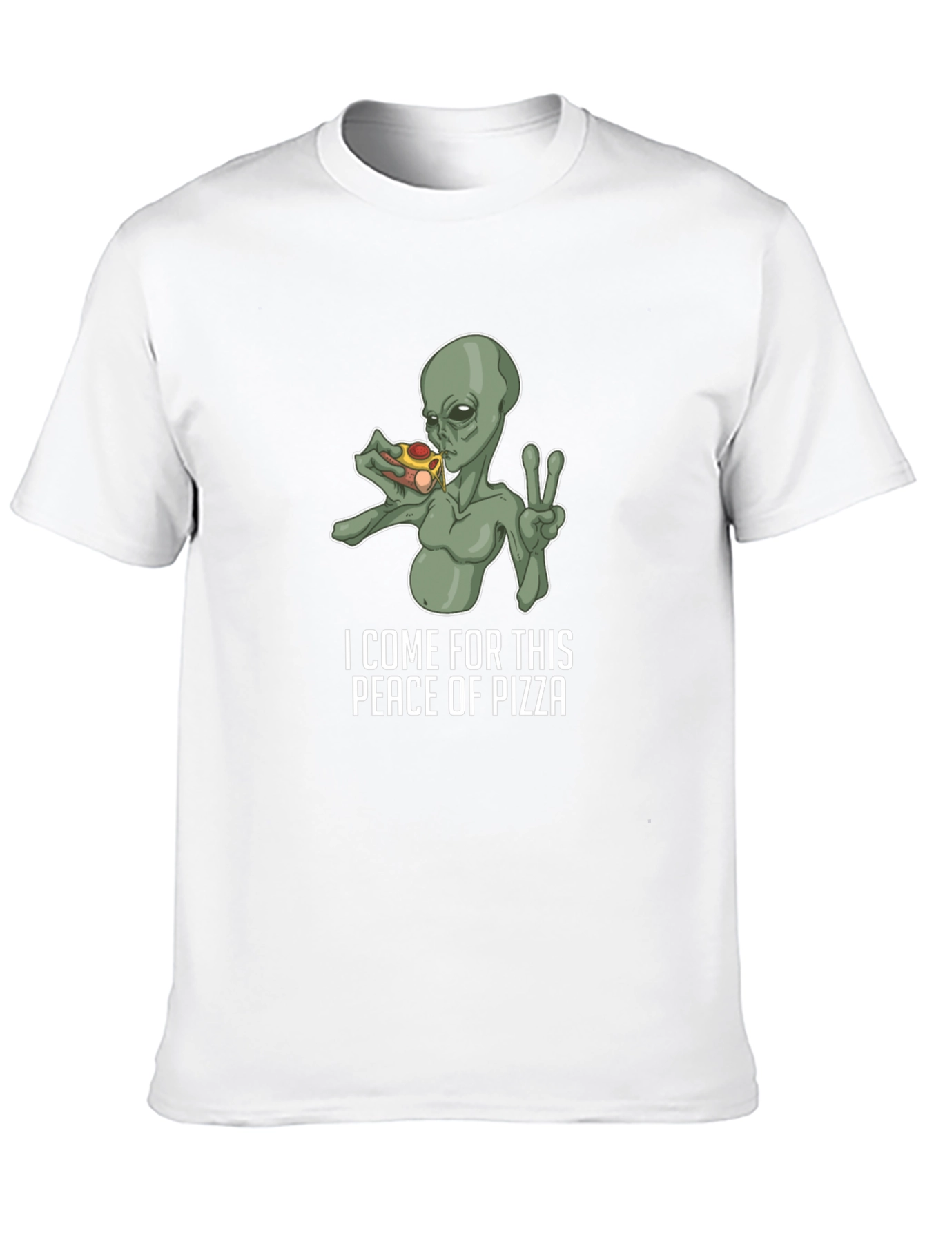 Alien Pizza Lover T-Shirt