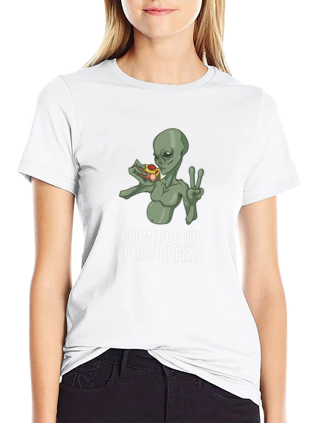 Alien Pizza Lover T-Shirt