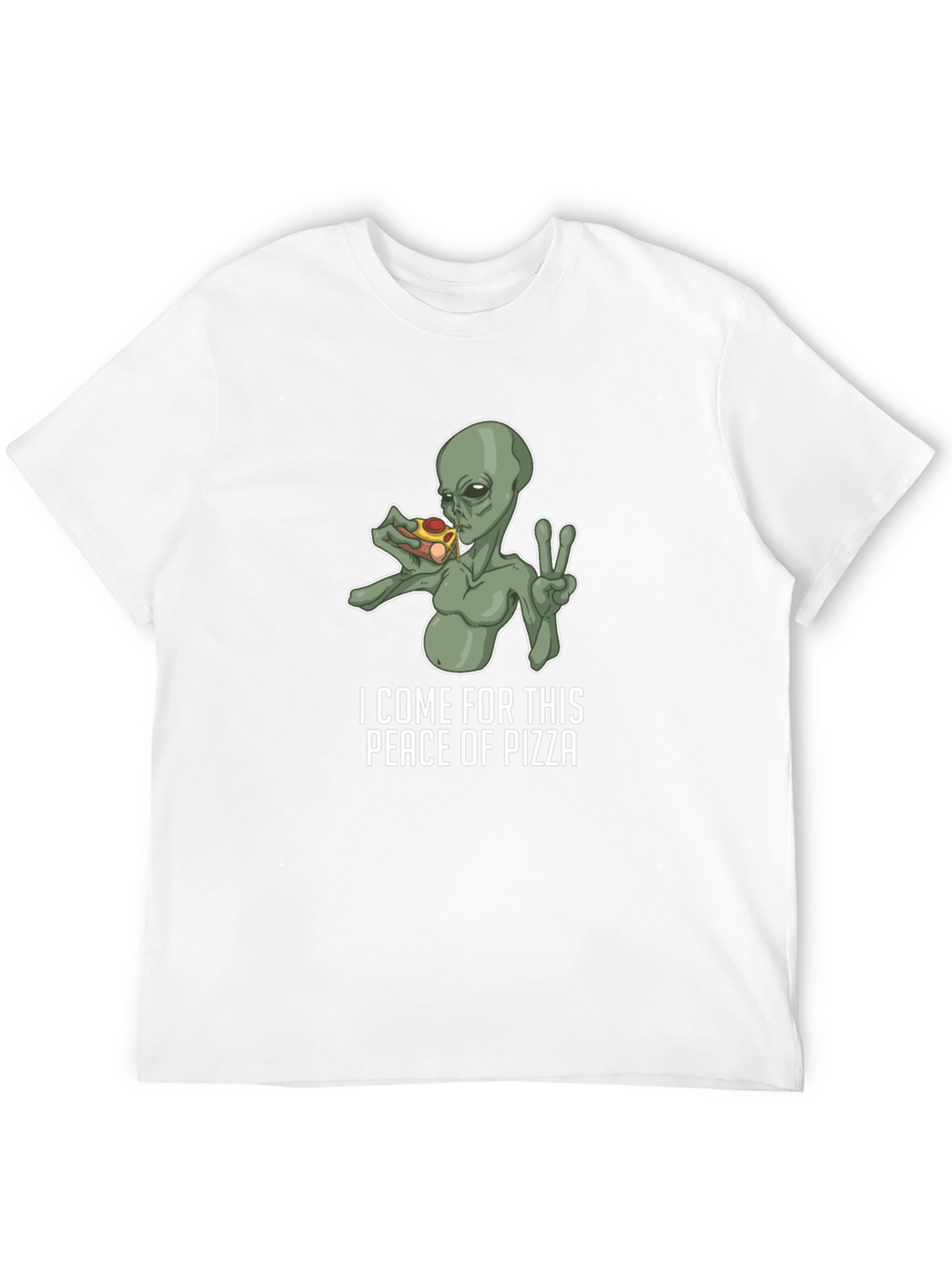 Alien Pizza Lover T-Shirt