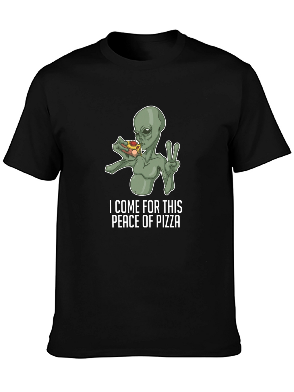Alien Pizza Lover T-Shirt