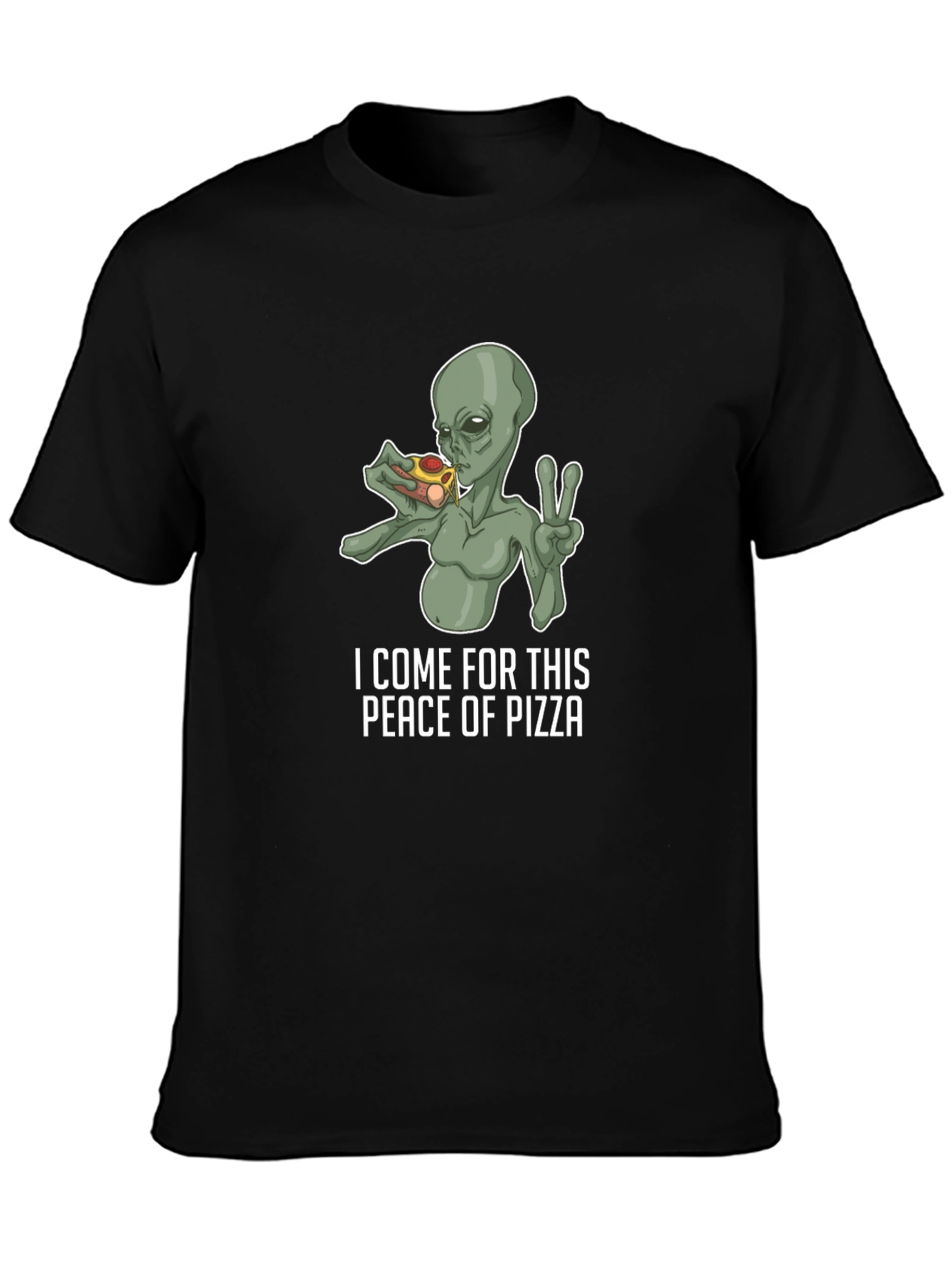 Alien Pizza Lover T-Shirt