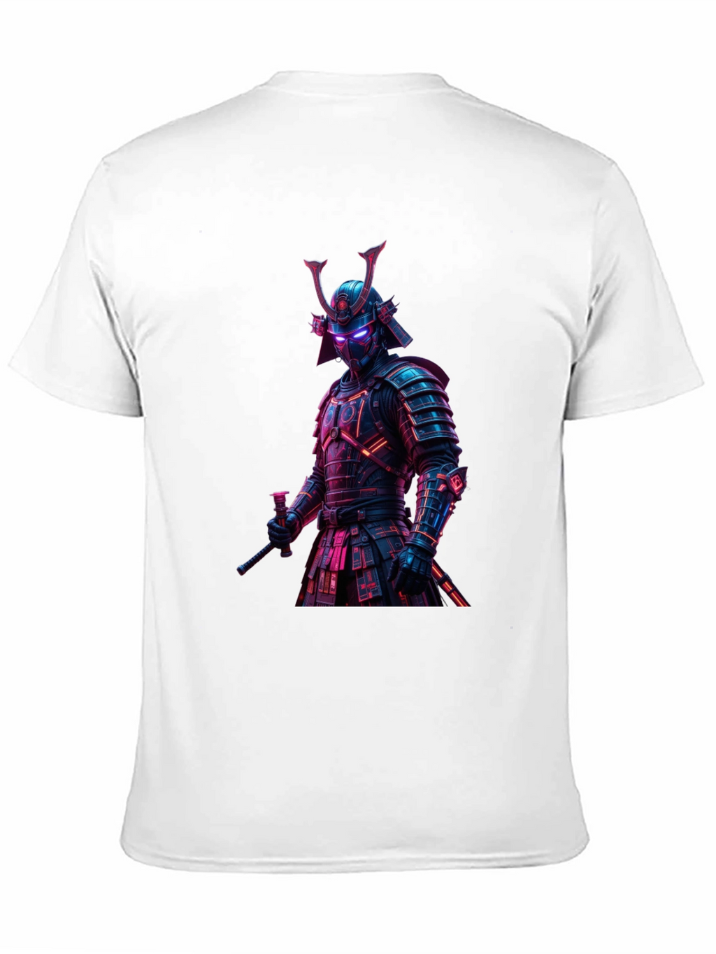 Samurai Warrior Graphic T-Shirt - Black