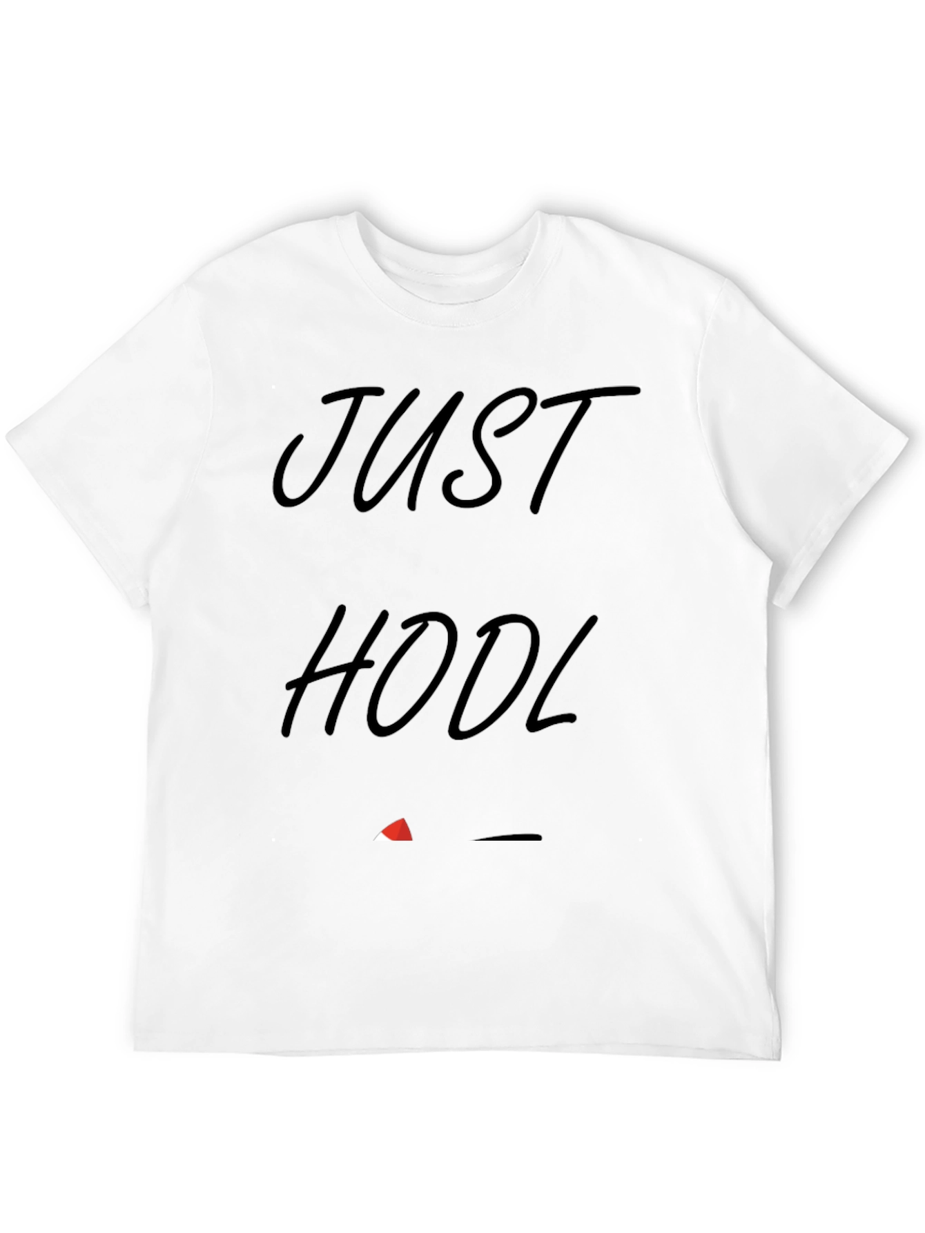 Just HODL Crypto T-Shirt - Black