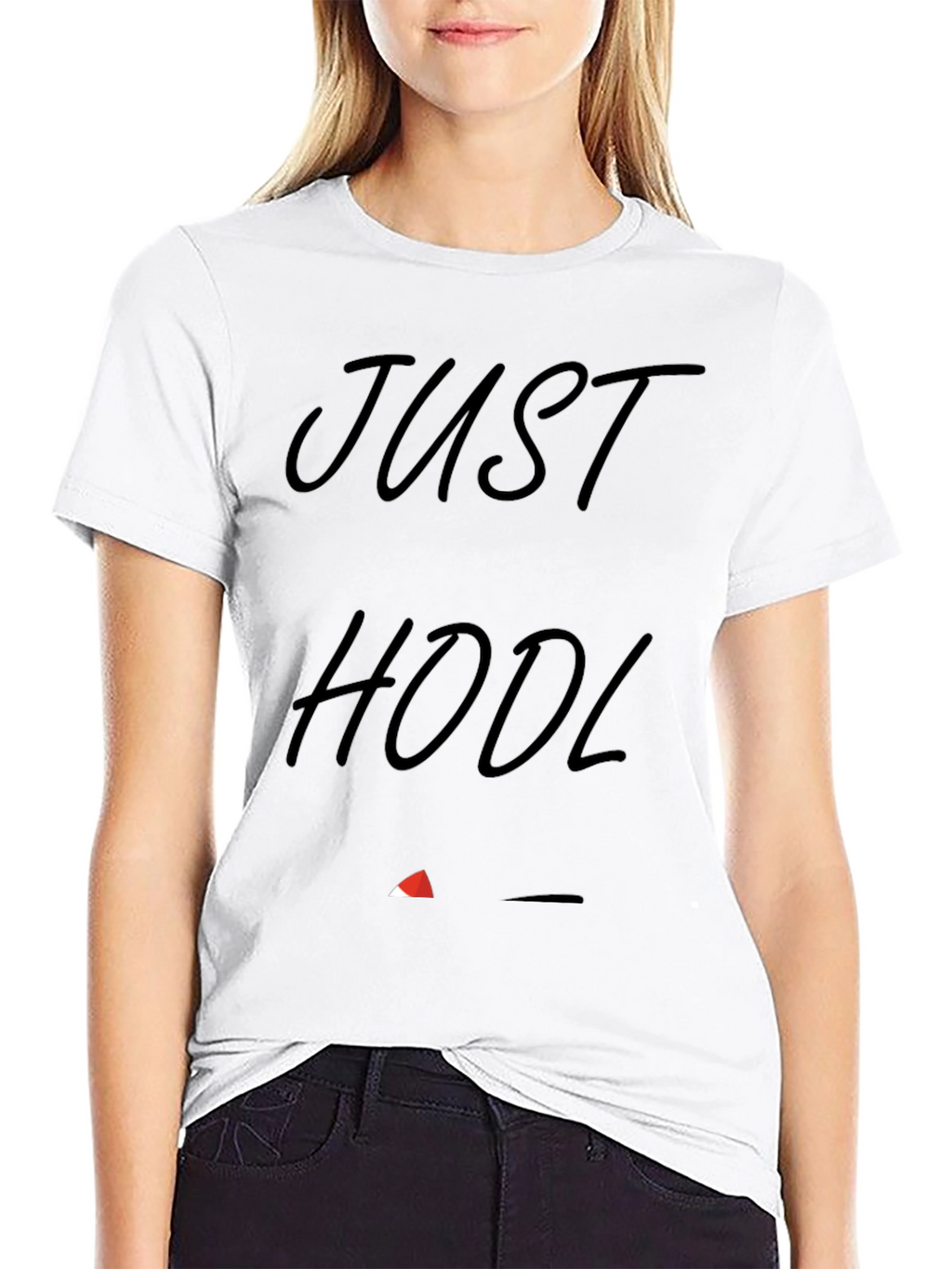 Just HODL Crypto T-Shirt - Black