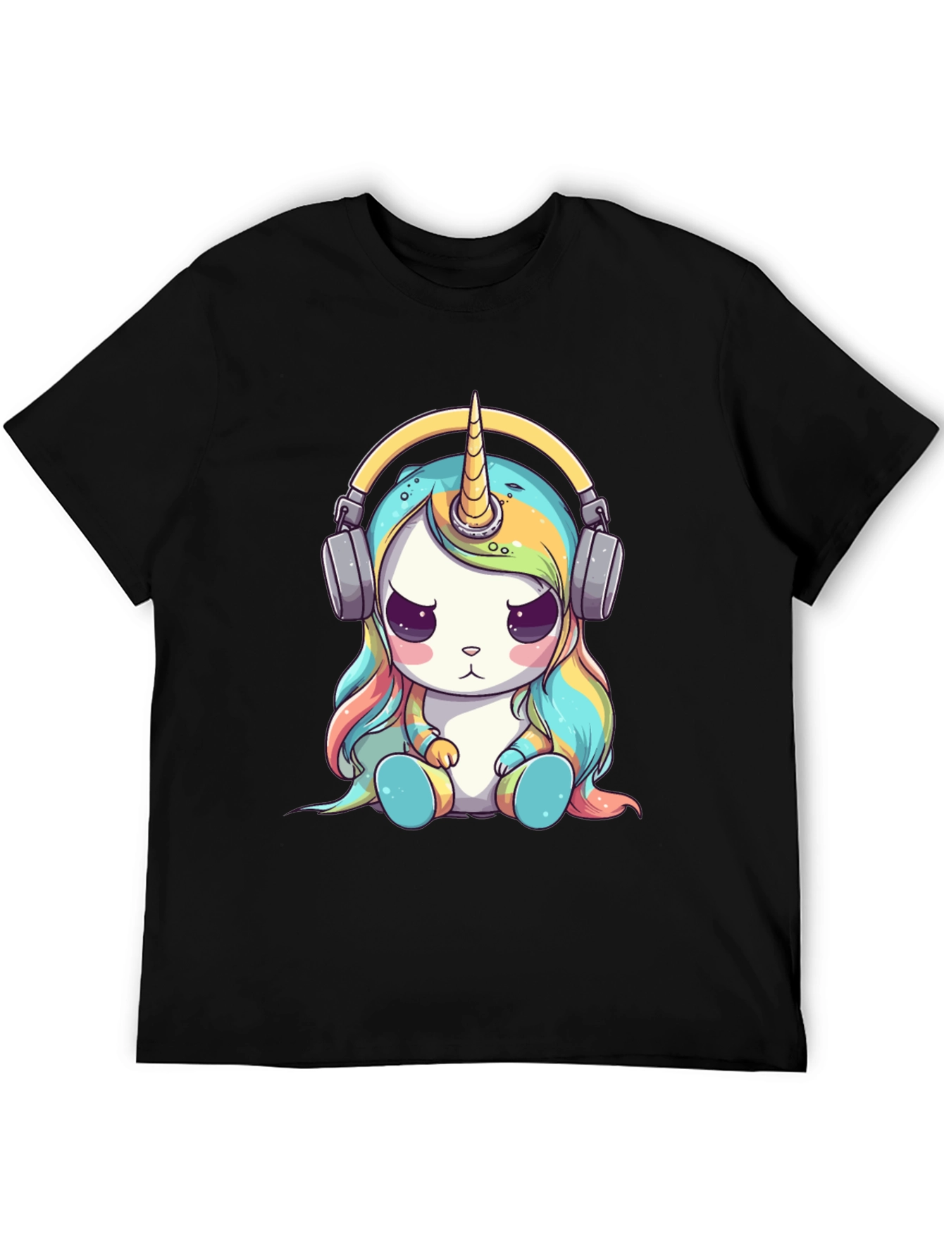 Unicorn Headphone Graphic Tee