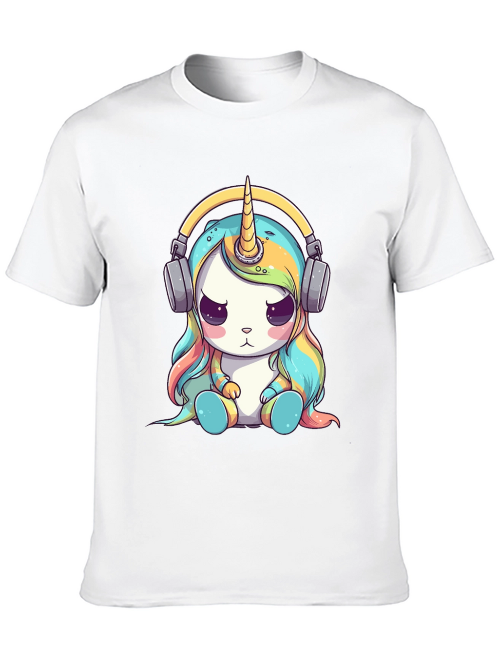 Unicorn Headphone Graphic Tee