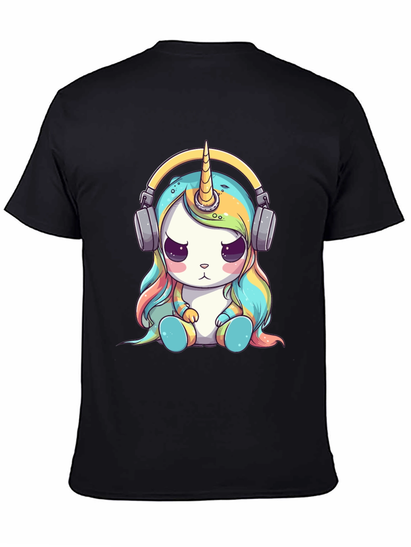 Unicorn Headphone Graphic Tee