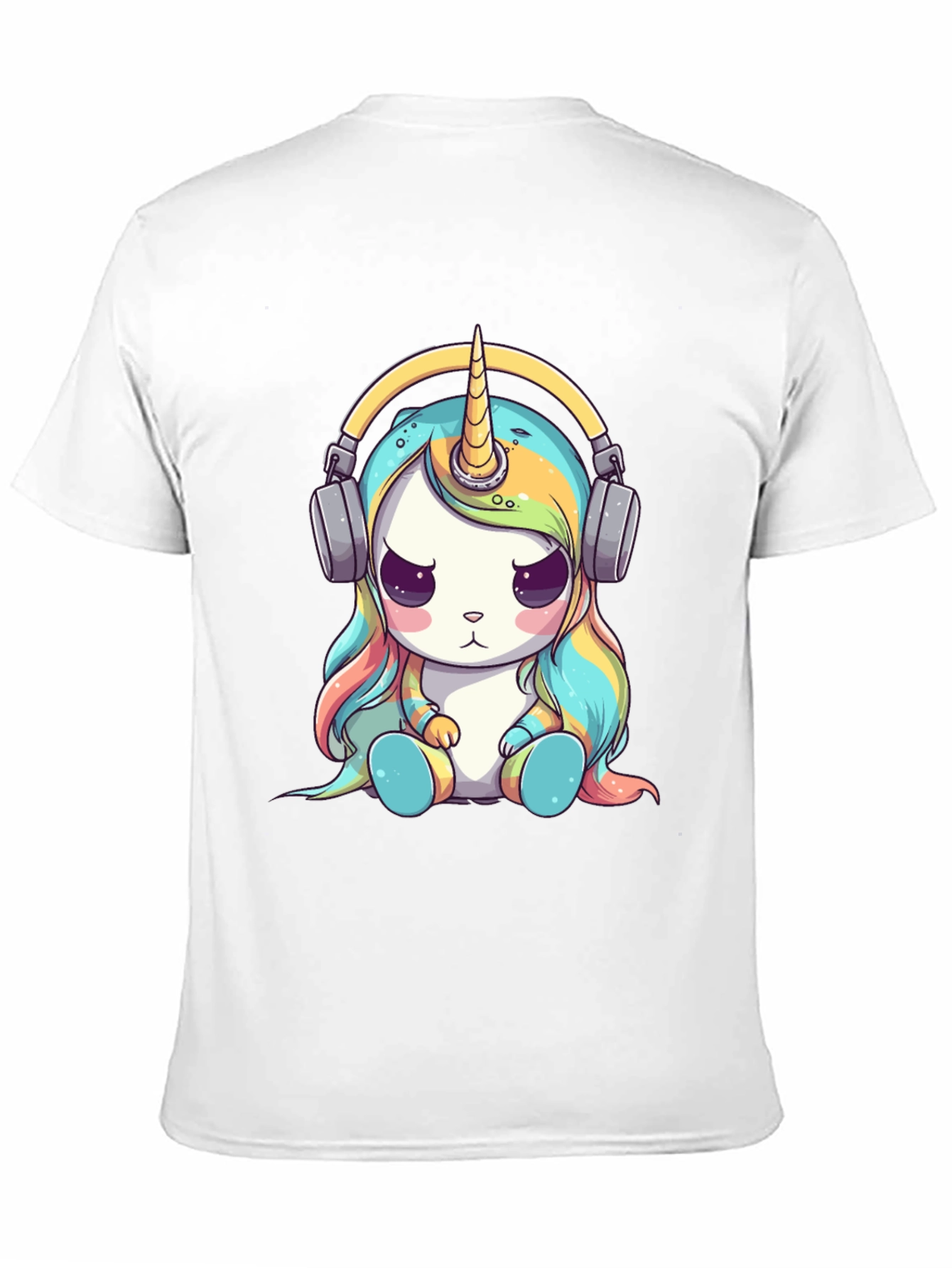 Unicorn Headphone Graphic Tee
