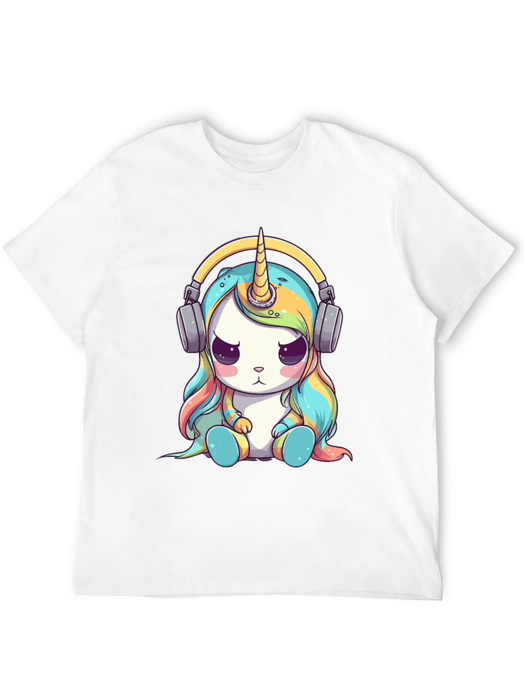 Unicorn Headphone Graphic Tee