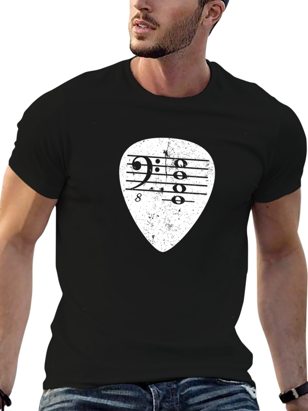 Musical Guitar Pick Graphic Tee
