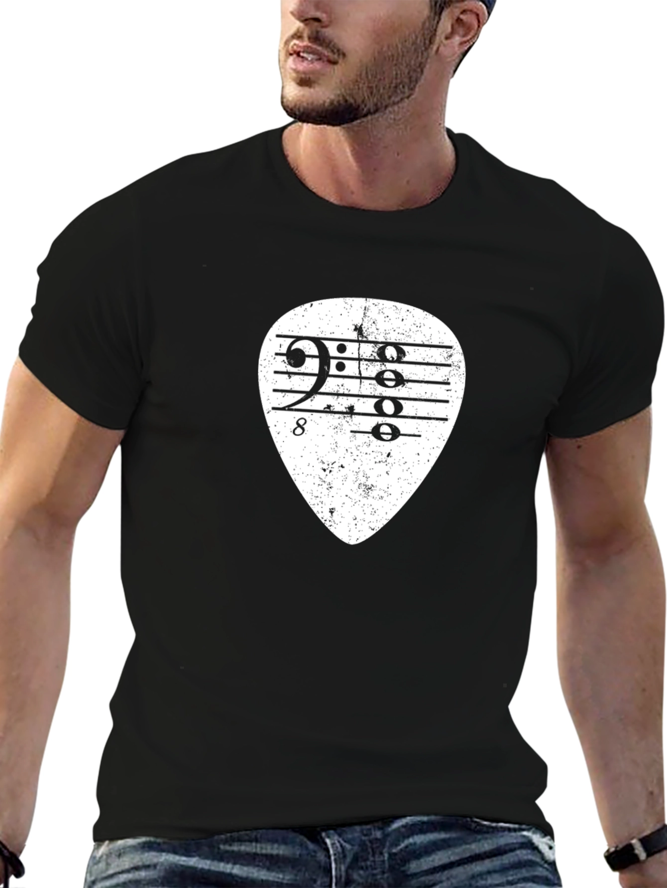 Musical Guitar Pick Graphic Tee