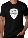 Musical Guitar Pick Graphic Tee