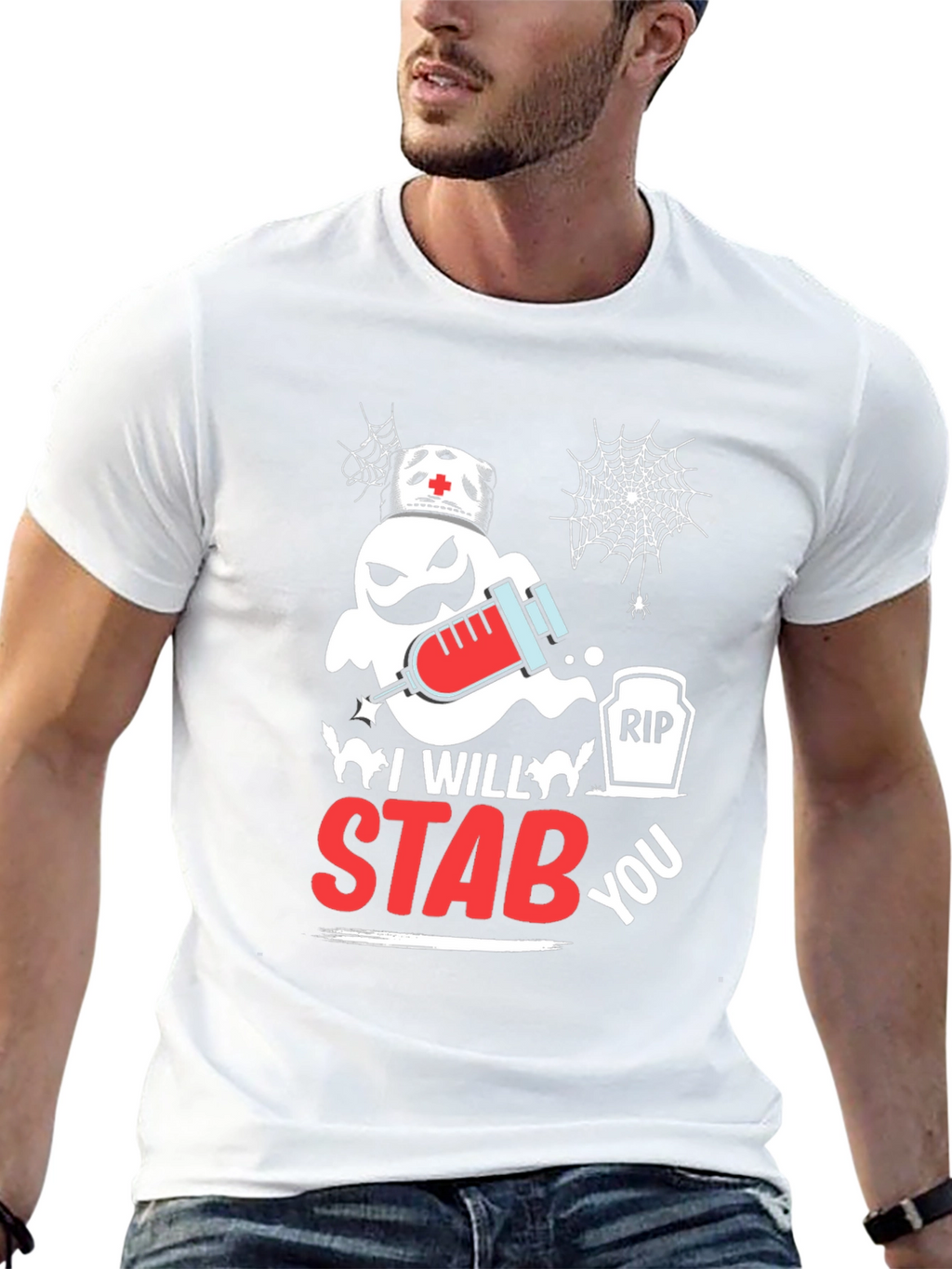 I Will Stab You Halloween T-Shirt