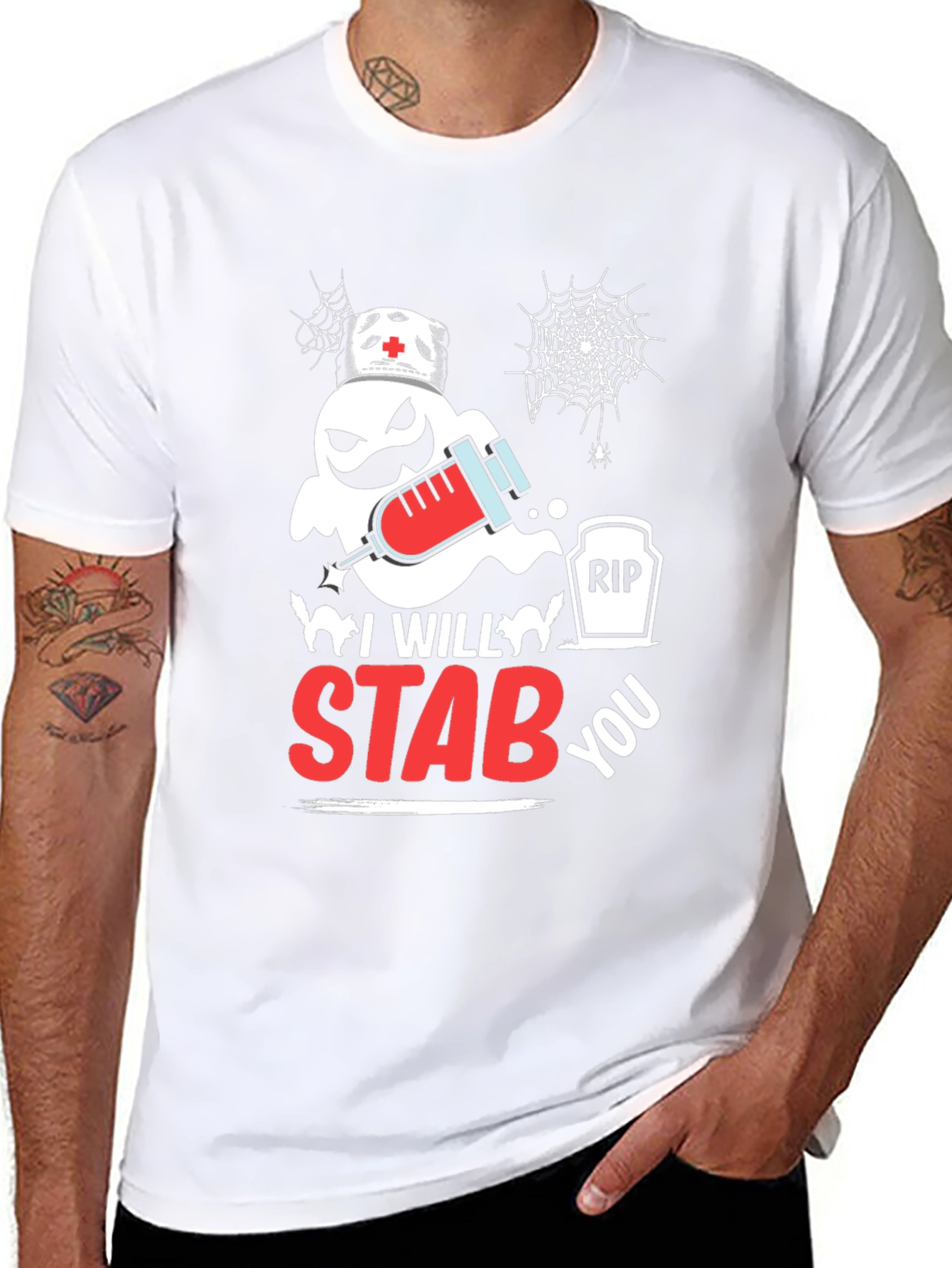 I Will Stab You Halloween T-Shirt