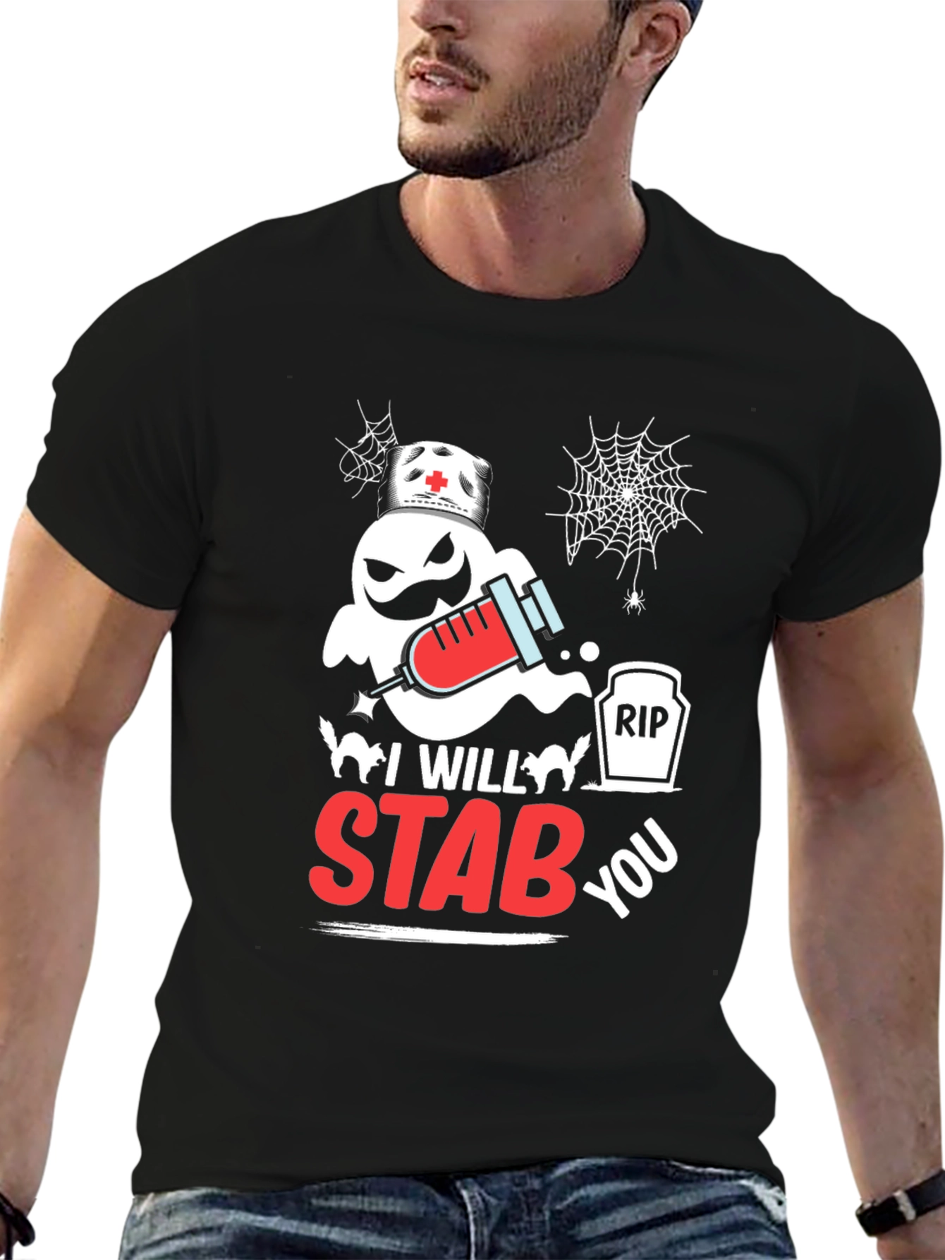 I Will Stab You Halloween T-Shirt