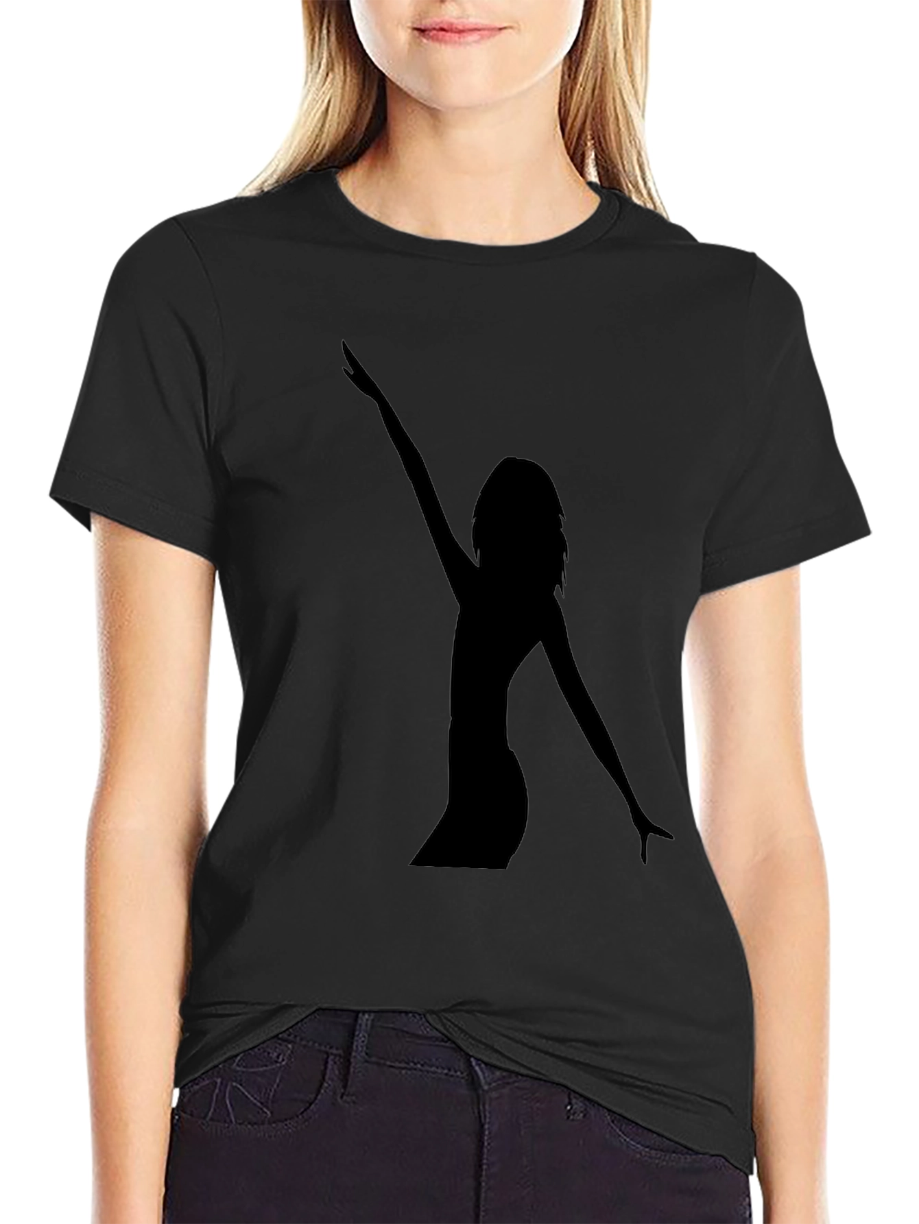 Silhouette Dancer Black T-Shirt