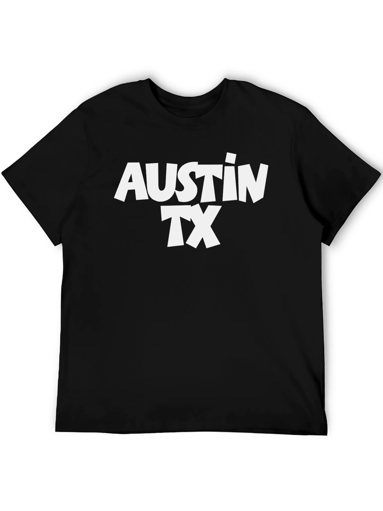 Austin TX Black T-Shirt - City Pride
