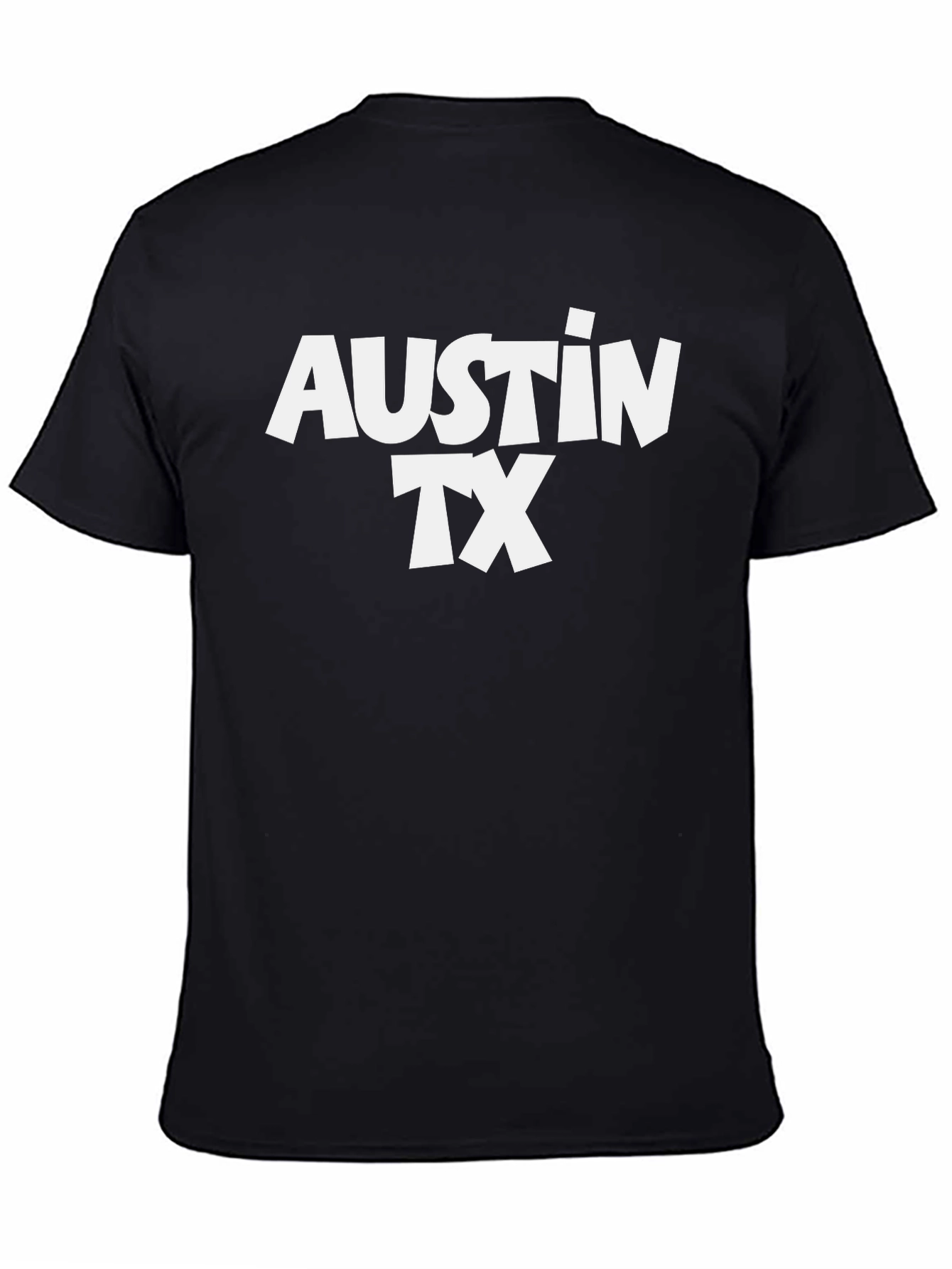 Austin TX Black T-Shirt - City Pride