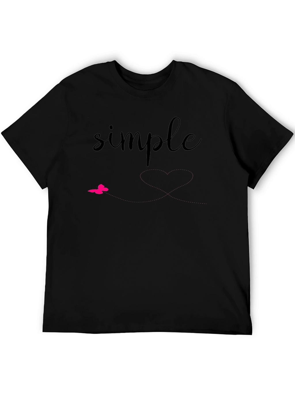 Simple Black Graphic Tee