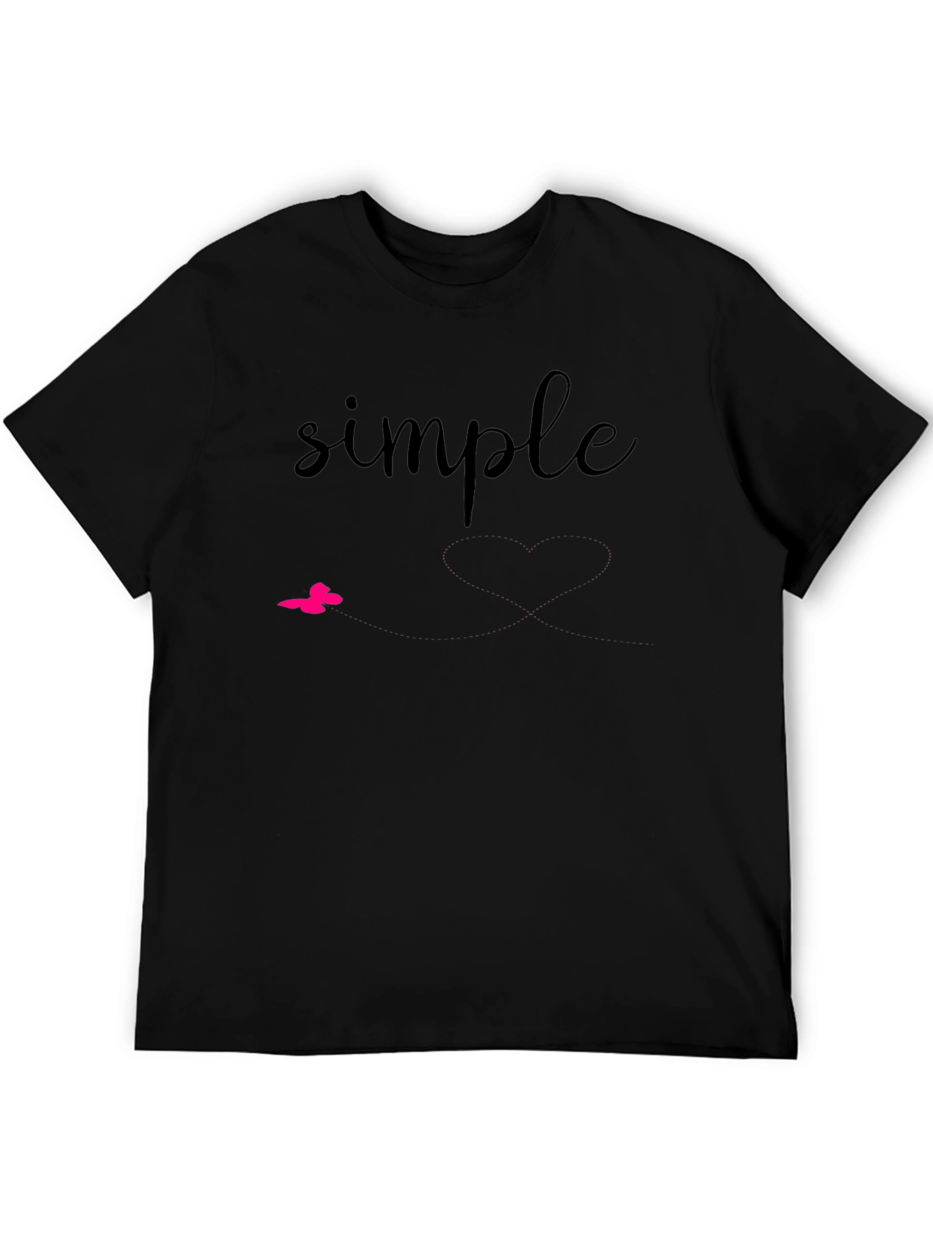 Simple Black Graphic Tee