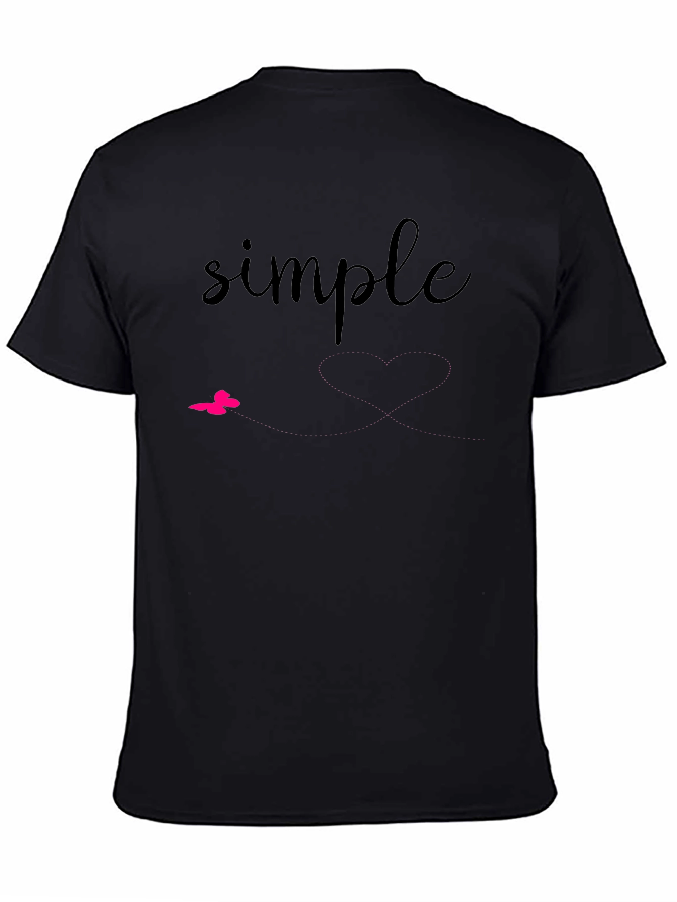 Simple Black Graphic Tee