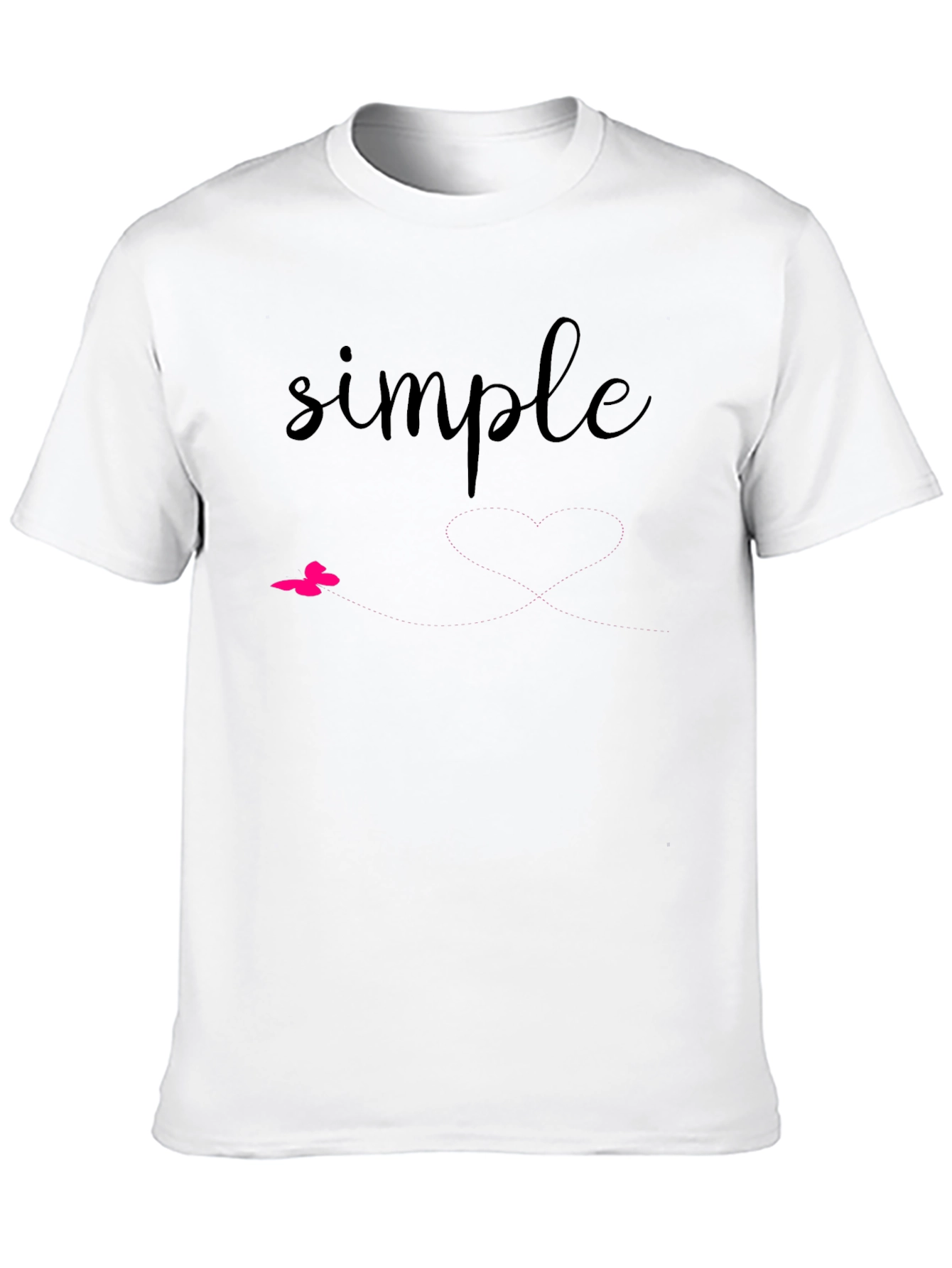 Simple Black Graphic Tee