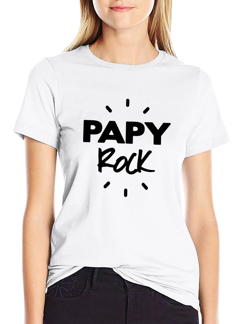 PAPY Rock Graphic Black T-Shirt