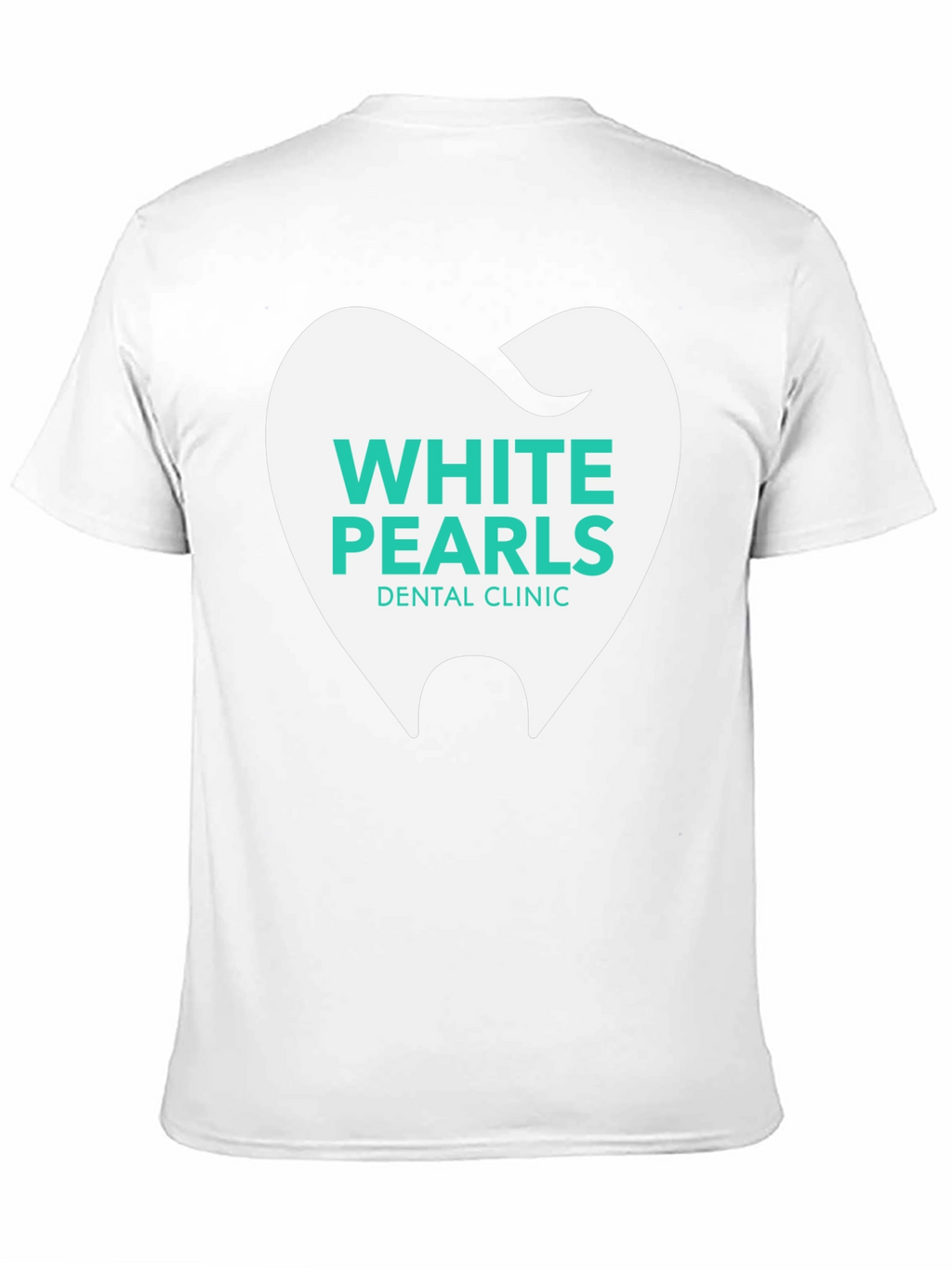 White Pearls Dental Clinic T-Shirt - Black
