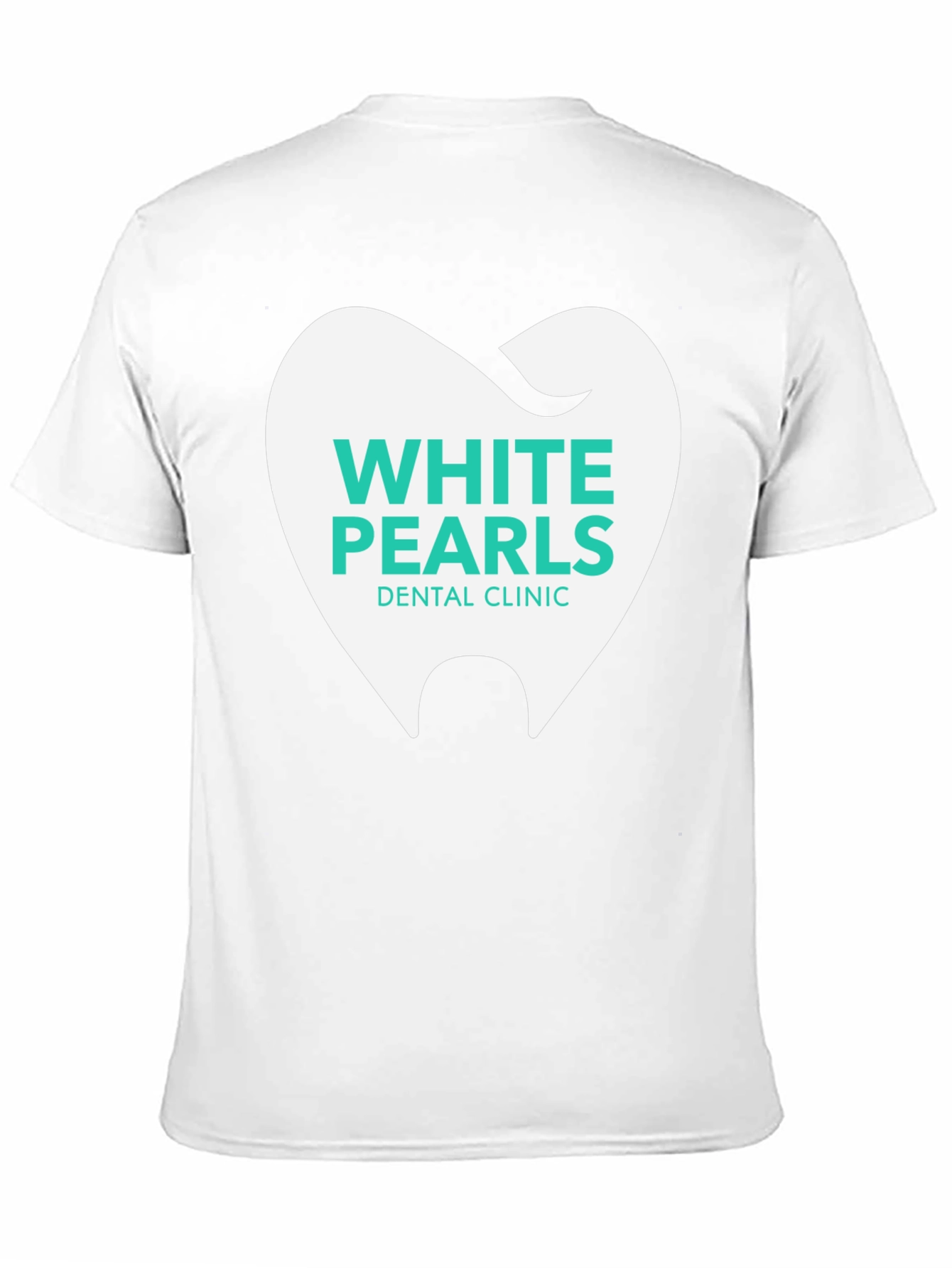 White Pearls Dental Clinic T-Shirt - Black