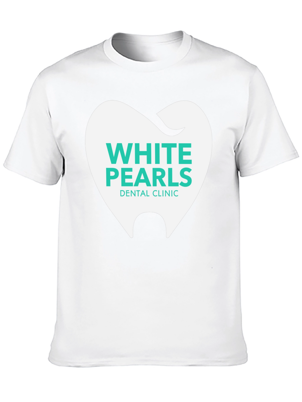 White Pearls Dental Clinic T-Shirt - Black