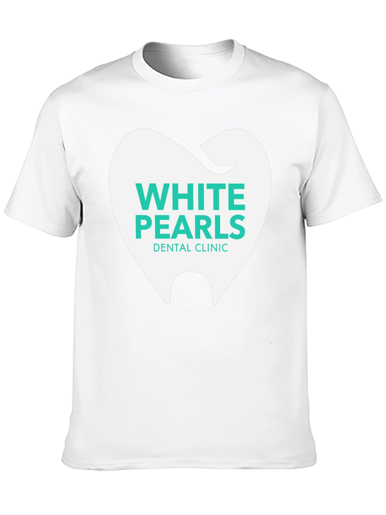 White Pearls Dental Clinic T-Shirt - Black