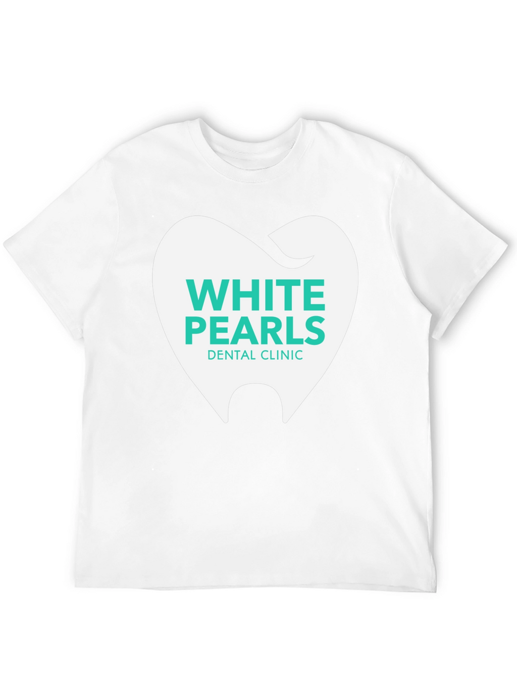 White Pearls Dental Clinic T-Shirt - Black