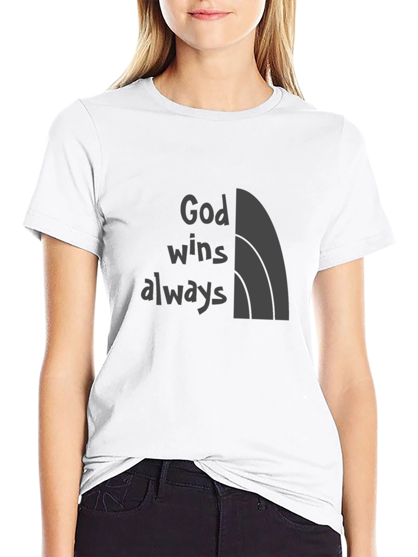 God Wins Always T-Shirt - Faith-Based Apparel