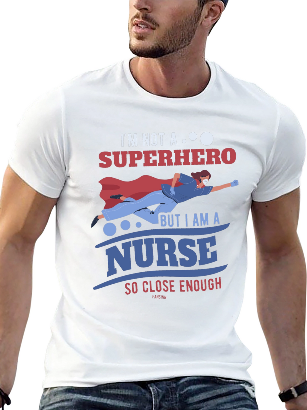 Nurse Superhero T-Shirt - Essential Worker Appreciation Tee