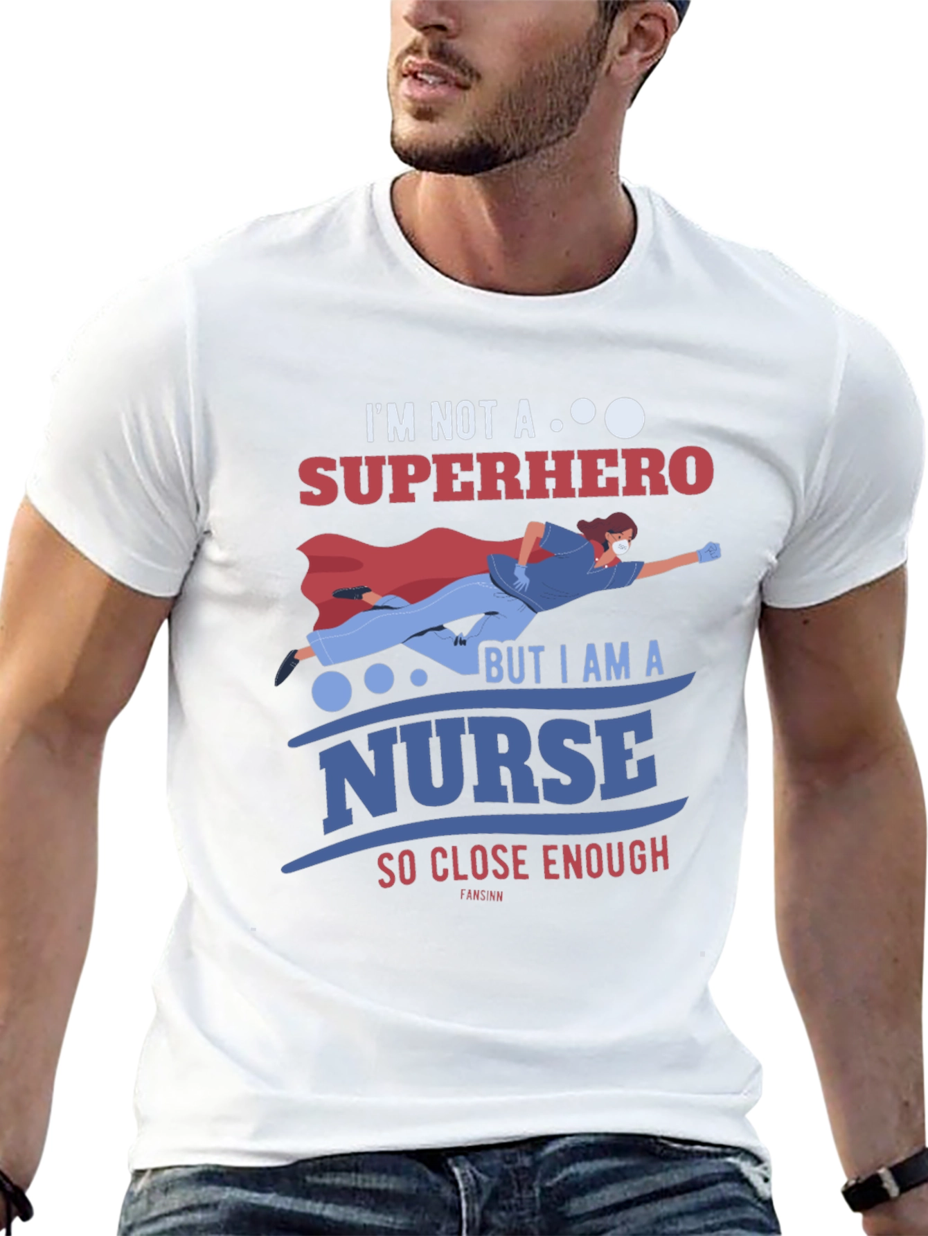 Nurse Superhero T-Shirt - Essential Worker Appreciation Tee