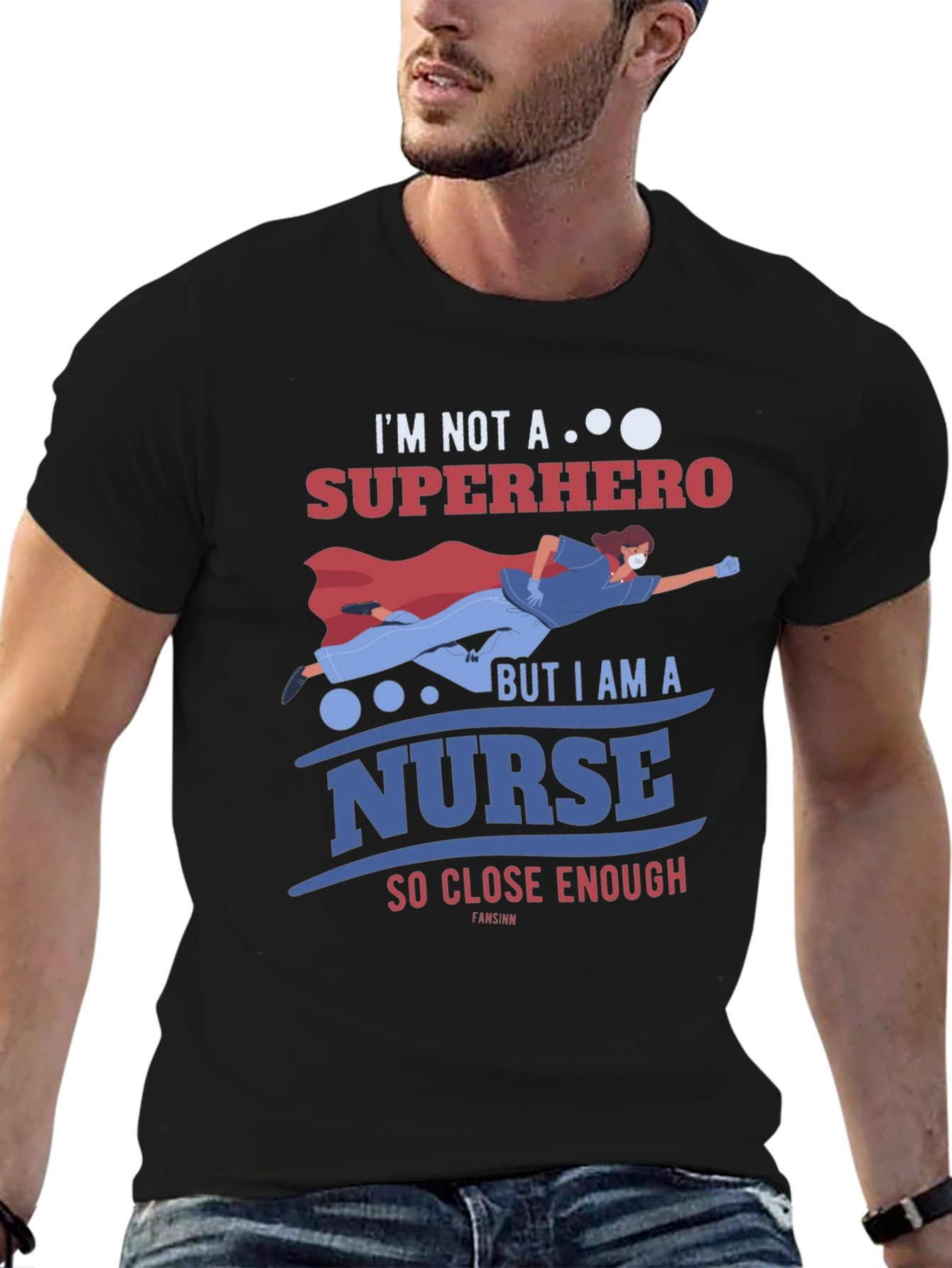 Nurse Superhero T-Shirt - Essential Worker Appreciation Tee