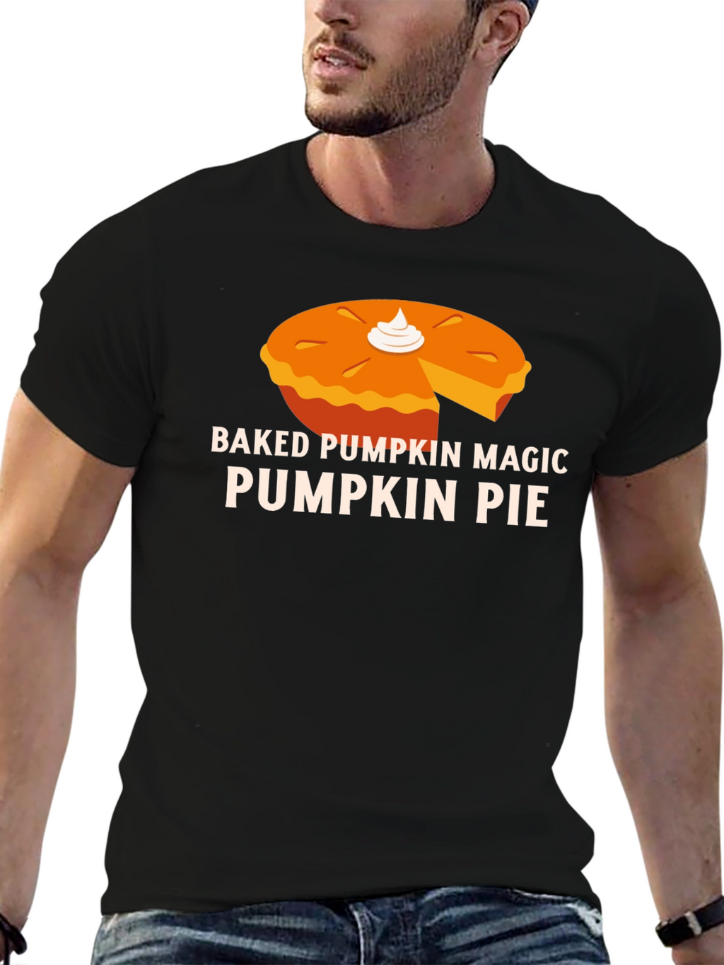 Baked Pumpkin Magic Pie Graphic T-Shirt