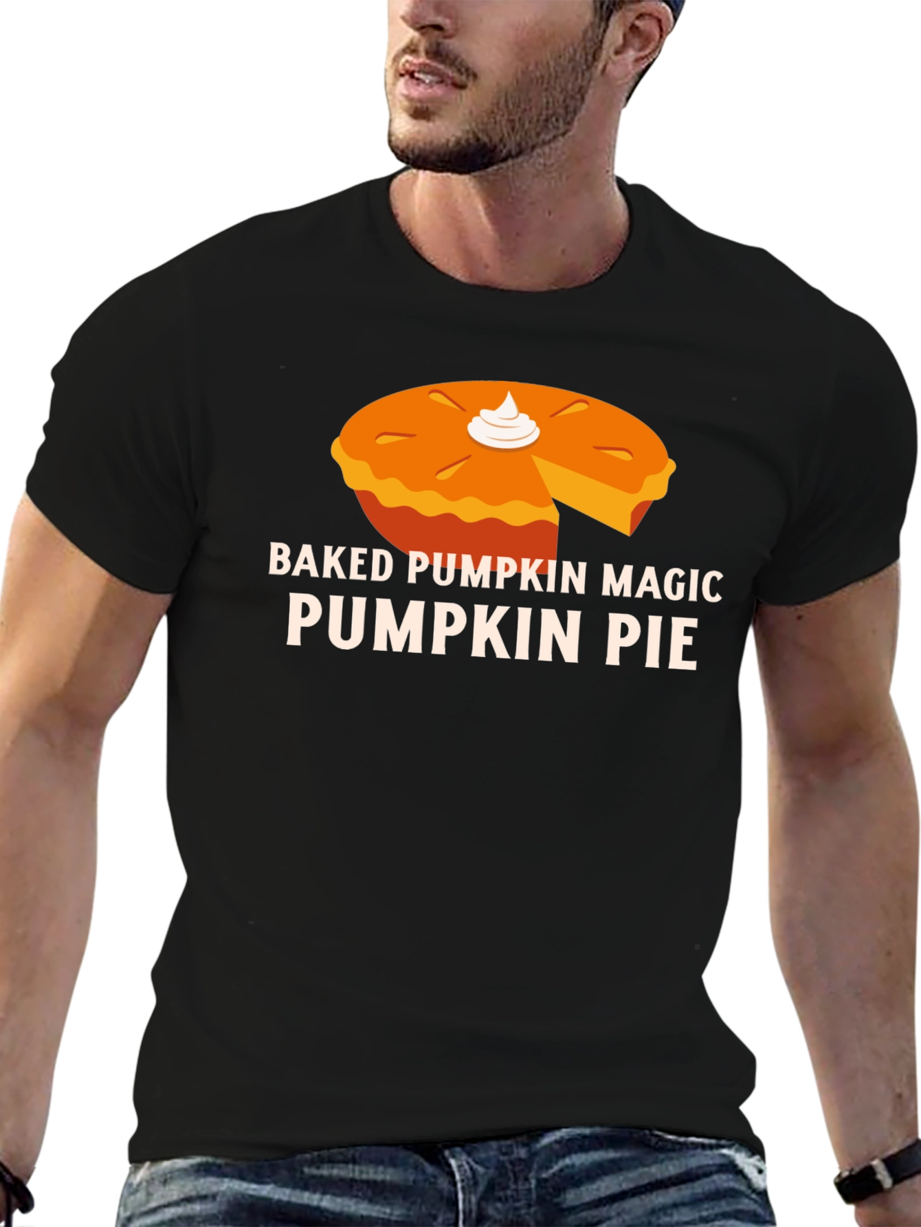 Baked Pumpkin Magic Pie Graphic T-Shirt