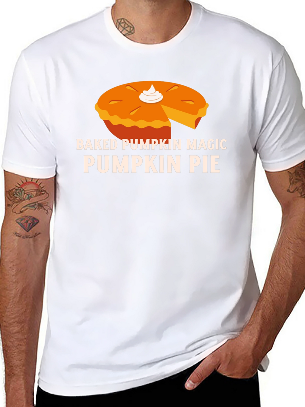 Baked Pumpkin Magic Pie Graphic T-Shirt
