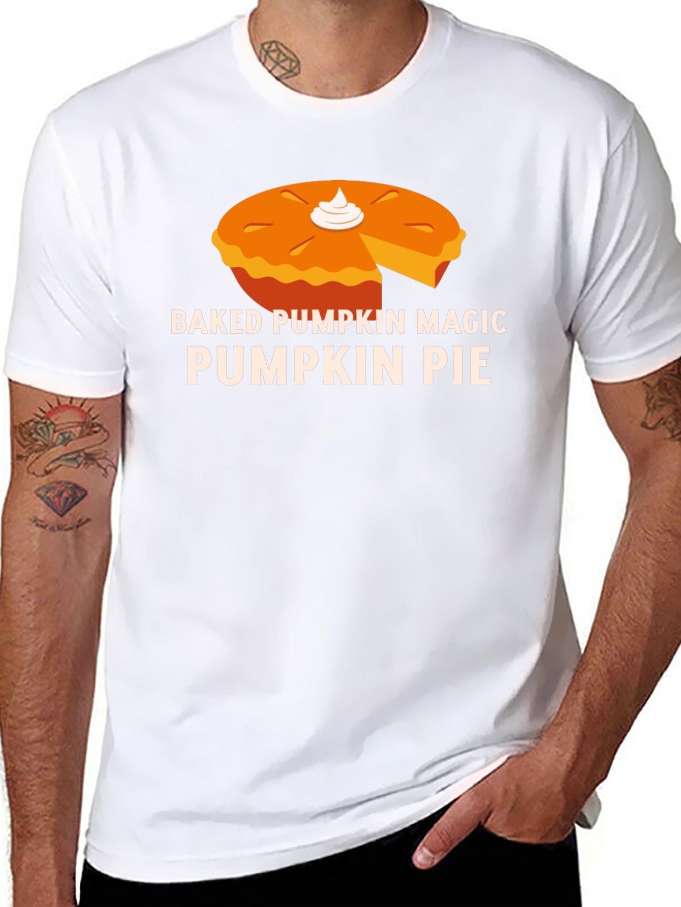 Baked Pumpkin Magic Pie Graphic T-Shirt