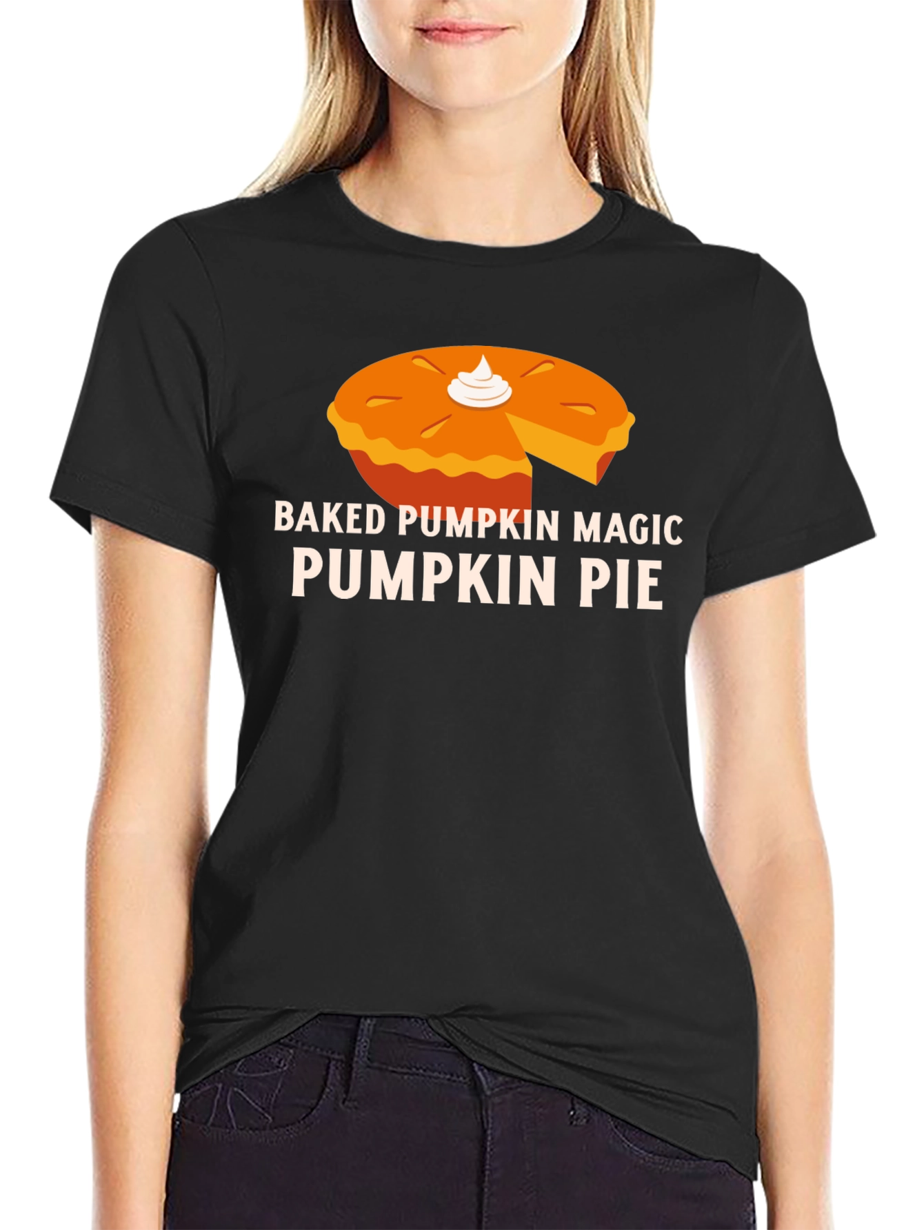 Baked Pumpkin Magic Pie Graphic T-Shirt