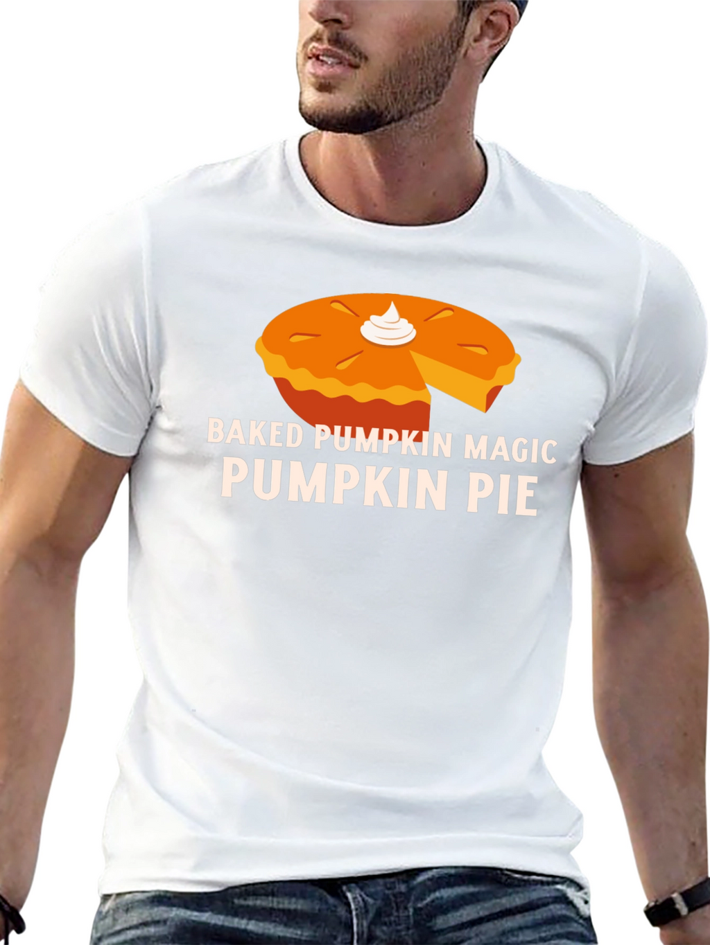 Baked Pumpkin Magic Pie Graphic T-Shirt