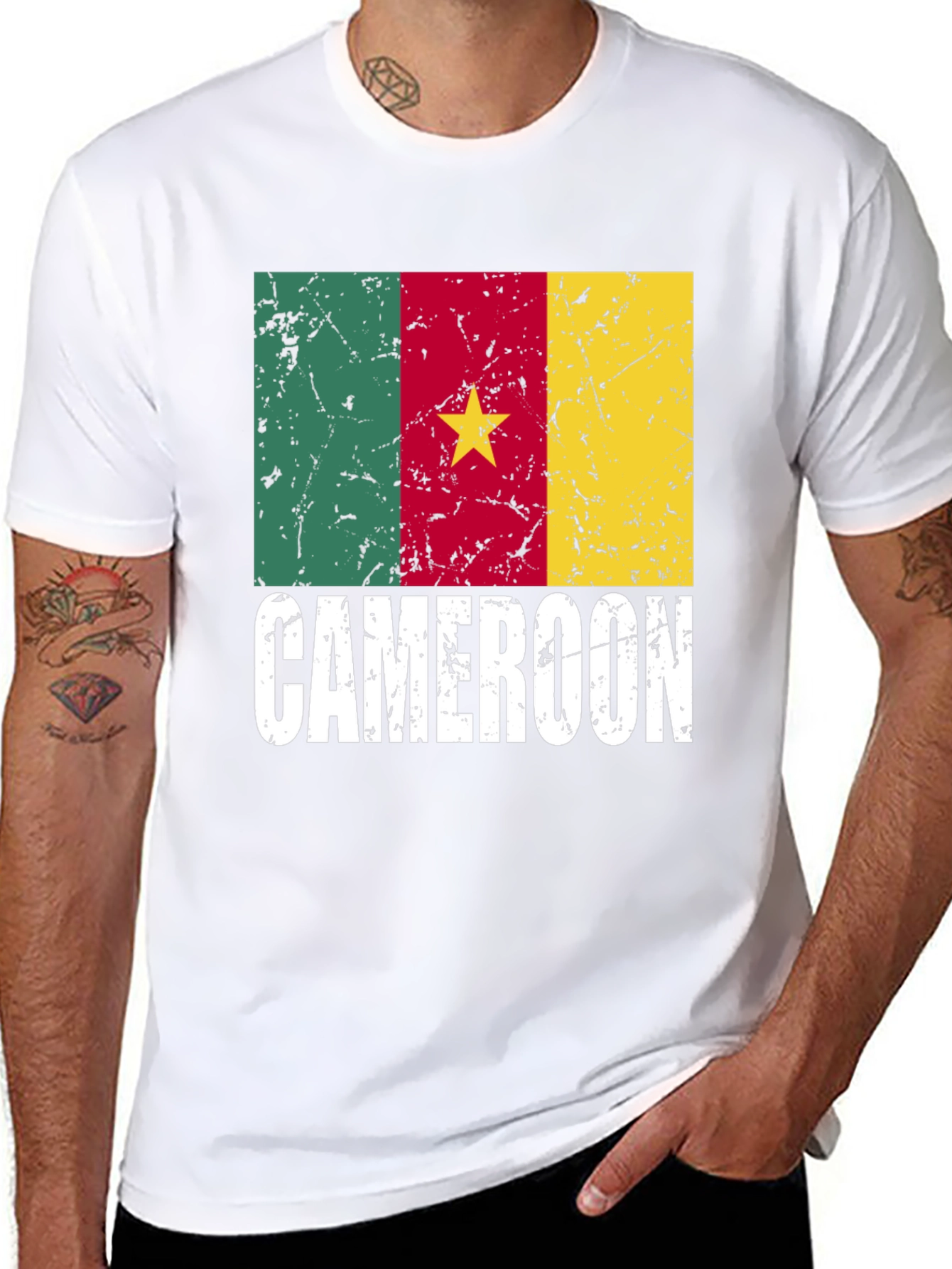 Cameroon Flag T-Shirt - Patriotic Design