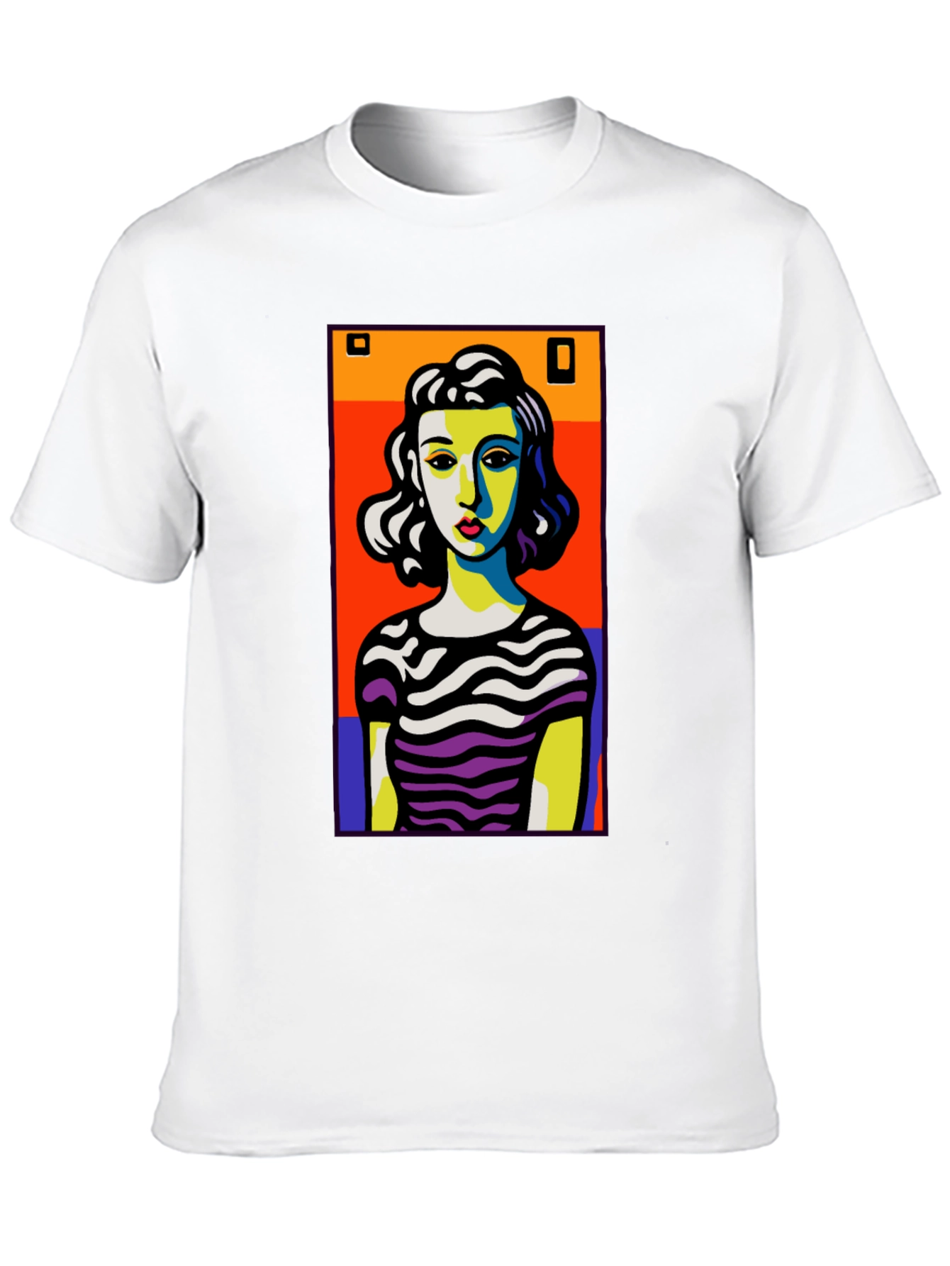 Pop Art Woman Graphic T-Shirt