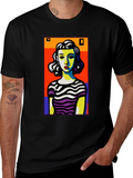 Pop Art Woman Graphic T-Shirt
