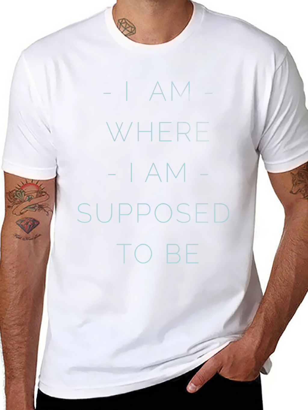 Inspirational Statement Black T-Shirt