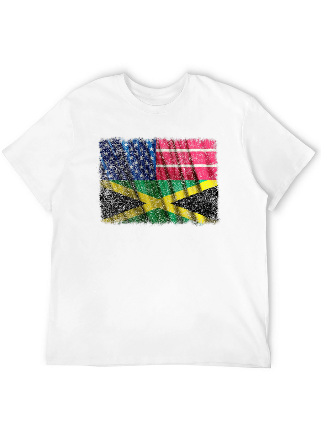 Jamaica USA Flag Graphic T-Shirt
