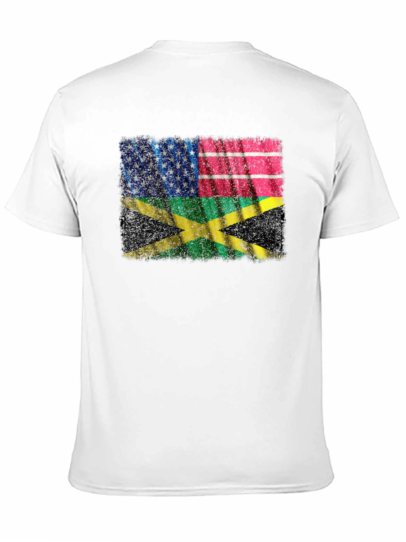 Jamaica USA Flag Graphic T-Shirt